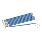 ELÁSTICO ORTODÔNTICO LIGADURA BENGALINHA ORTHOMETRIC C/1000 (PEARL-BLUE)
