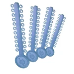 ELÁSTICO ORTODÔNTICO LIGADURA MODULAR ORTHOMETRIC C/1012 (PEARL-BLUE)