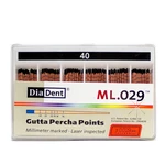 GUTTA PERCHA POINTS DIADENTE P63 0.029MM C/120 UNIDADES (40)