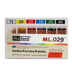 GUTTA PERCHA POINTS SORTIDOS DIADENTE P63 0.029 C/120 UN (15-20-25-30-35-40)