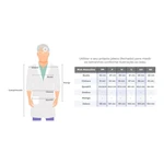 JALECO MASCULINO RICK BRANCO BIOSTILO