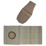 FAIXA ABDOMINAL 3 ELÁSTICOS PARA BOLSA DE COLOSTOMIA (P/M-BEGE)