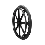 RODA TRASEIRA NYLON ARO 24 PNEU CADEIRA JAGUARIBE
