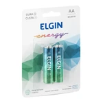 PILHA 2AA ALCALINA COM ALTA DURABILIDADE 2UN ELGIN ENERGY