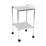 MESA AUXILIAR DE AÇO INOX COM RODÍZIO MOVEISMED