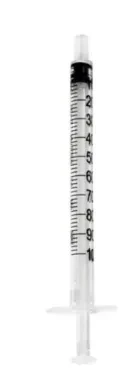 SERINGA PARA INSULINA BICO SLIP SEM AGULHA 1ML BD PLASTIPAK