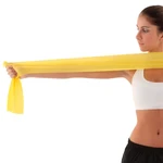 FAIXA ELÁSTICA PARA EXERCÍCIO CARCI BAND 1,5MX14CM CARCI (LEVE(AMARELO))