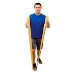 FAIXA ELÁSTICA PARA EXERCÍCIO CARCI BAND 1,5MX14CM CARCI (EXTRA-FORTE(LARANJA))