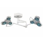 FOCO DE LUZ CIRÚRGICO TETO LÂMPADA 2 BRAÇO FL 2000 T MEDPEJ (3X3-BULBOS-180000LUX)