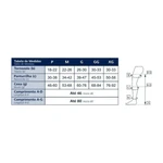 MEIA COMPRESSIVA ANTITROMBO 3/4 18-23MMHG BRANCA SIGVARIS