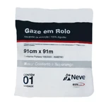 COMPRESSA GAZE ROLO ALTA ABSORÇÃO 91CMX91M NEVE (13FIOS)