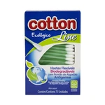 HASTES FLEXÍVEIS BIODEGRÁDAVEIS ANTIGERME C/75UN COTTON LINE