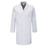 JALECO EM TECIDO UNISEX MANGA LONGA BRANCO ASPEN (M)