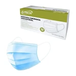 MÁSCARA TRIPLA C/ ELÁSTICO CLIP NASAL E ANVISA C/50UN G-TECH