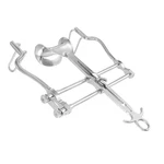 AFASTADOR BAUFOUR ABDOMINAL C/ VÁLVULA CURVA AÇO INOX ABC (45X80)