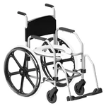 CADEIRA DE BANHO RG PNEU MACIÇO LISO CINZA JAGUARIBE