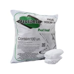 PROPÉ SAPATILHA EM TNT BRANCO GRAMATURA 30 C/100 UN PROTDESC