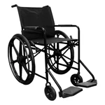 CADEIRA DE RODAS SIMPLES RX40 ARO NYLON PNEU MACIÇO DUNE