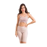 BERMUDA MODELADORA LONGA EM EMANA COR CHOCOLATE ESBELT (M)