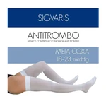 MEIA COMPRESSIVA ANTITROMBO 7/8 18-23MMHG BRANCA SIGVARIS