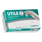 LUVA DE LÁTEX C/PÓ LISA NÃO CIRÚRGICA 100UN UTILE NE LATEXBR (M)