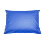 CAPA PARA TRAVESSEIRO EM PVC AZUL COM ZÍPER TAM 70X48CM AG