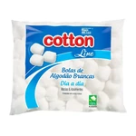 ALGODÃO EM BOLA BRANCA PARA USO NO DIA A DIA 95G COTTON LINE