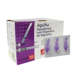 AGULHA HIPODÉRMICA COM DISPOSITIVO DE SEGURANÇA 100UN DESCARPACK