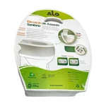 Assento sanitário elevado na cor branca no tamanho 7,5cm ALO.