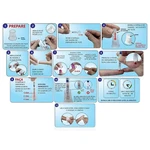 kit Teste aids modo de uso CURE CHECK CHEMBIO.