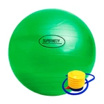 BOLA SUÍÇA PARA GINÁSTICA C/BOMBA INFLÁVEL 250KG SUPERMEDY (75CM-VERDE)