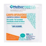 COMPRESSA CAMPO OPERATÓRIO ESTÉRIL FIO RADIOPACO 25X28CM 5UN 100G MELHORMED