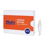LÂMINA BISTURI AÇO CARBONO DESCARTÁVEL 100UN MEDIX (24)
