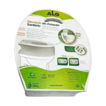 Assento sanitário elevado na cor branca no tamanho 14cm ALO