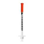 SERINGA DE INSULINA COM AGULHA FIXA INSULINA U-100 8X0,30MM 0,5ML SR