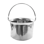 BALDE EM AÇO INOX 5L FAVA.