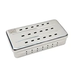 ESTOJO AUTOCLAVÁVEL PARA ENDODONTIA COM TAMPA  FAVA (20X10X05CM)