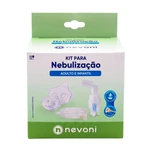 KIT MÁSCARA PARA NEBULIZADOR INFANTIL E ADULTO NEVONI