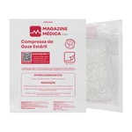COMPRESSA GAZE ESTÉRIL 7,5X7,5CM 10UN MAGAZINE MÉDICA (13-FIOS)