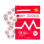 ELETRODO PARA ECG ELETROCARDIOGRAMA C/50UN MAGAZINE MEDICA