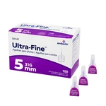 AGULHA PARA CANETA INSULINA C/100UN ULTRA-FINE BD