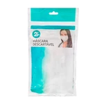 MÁSCARA DESCARTÁVEL TRIPLA COM ELÁSTICO XADREZ 10UN 2I