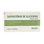 SUPOSITÓRIO DE GLICERINA COM 12 UNIDADES GRANADO.