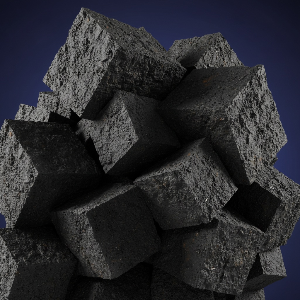 Abstract basalt texture