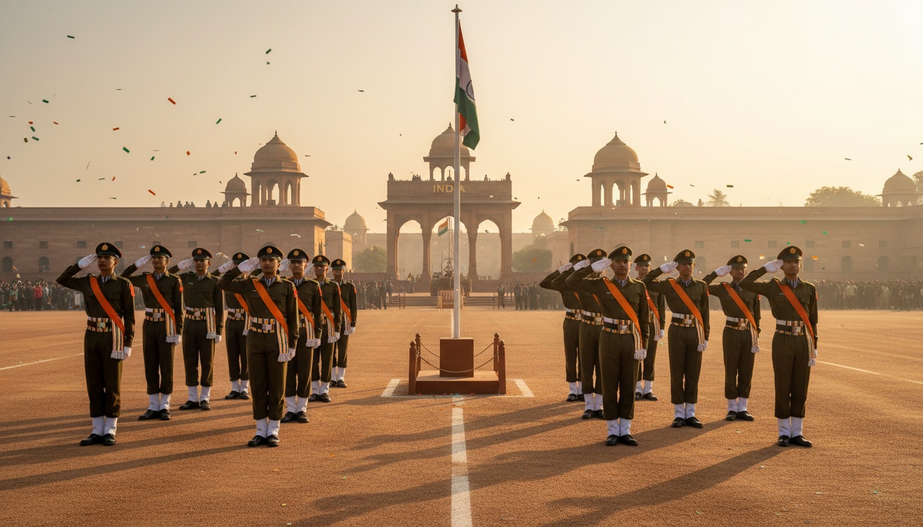 Cadets Saluting
