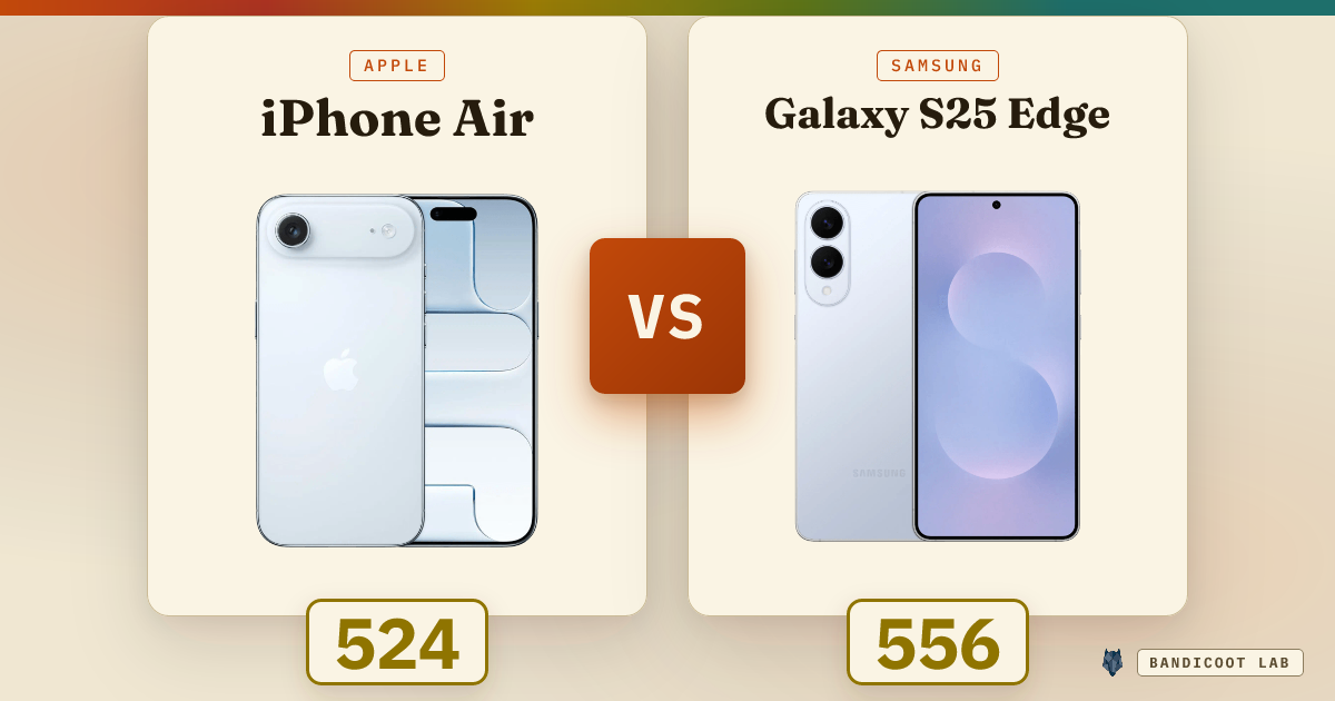 Apple iPhone Air vs Samsung Galaxy S25 Edge