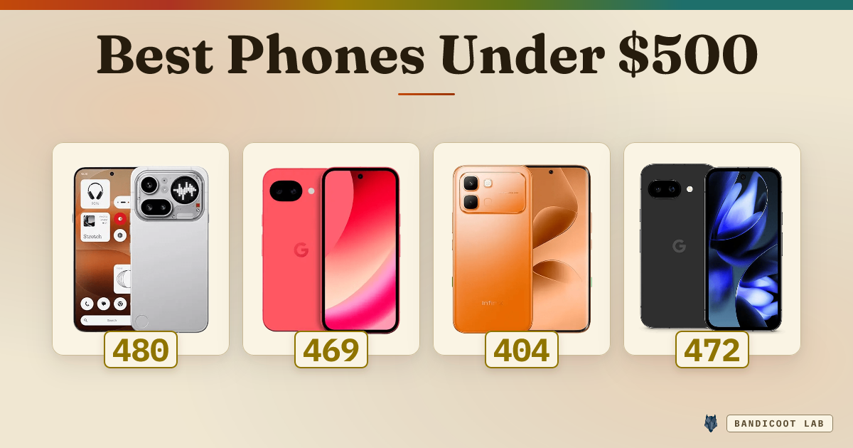 Best Phones Under $500