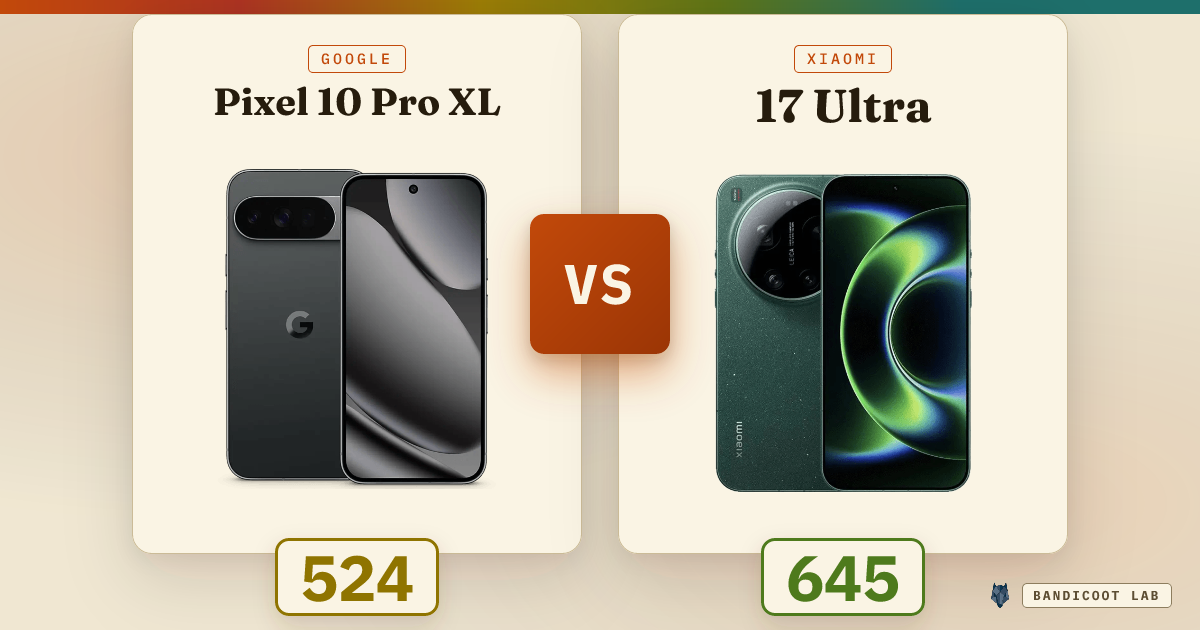 Google Pixel 10 Pro XL vs Xiaomi 17 Ultra