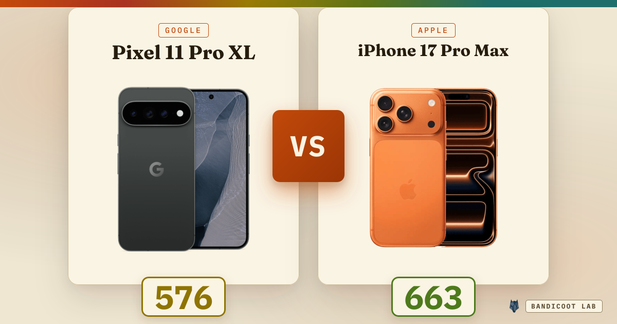 Google Pixel 11 Pro XL vs Apple iPhone 17 Pro Max