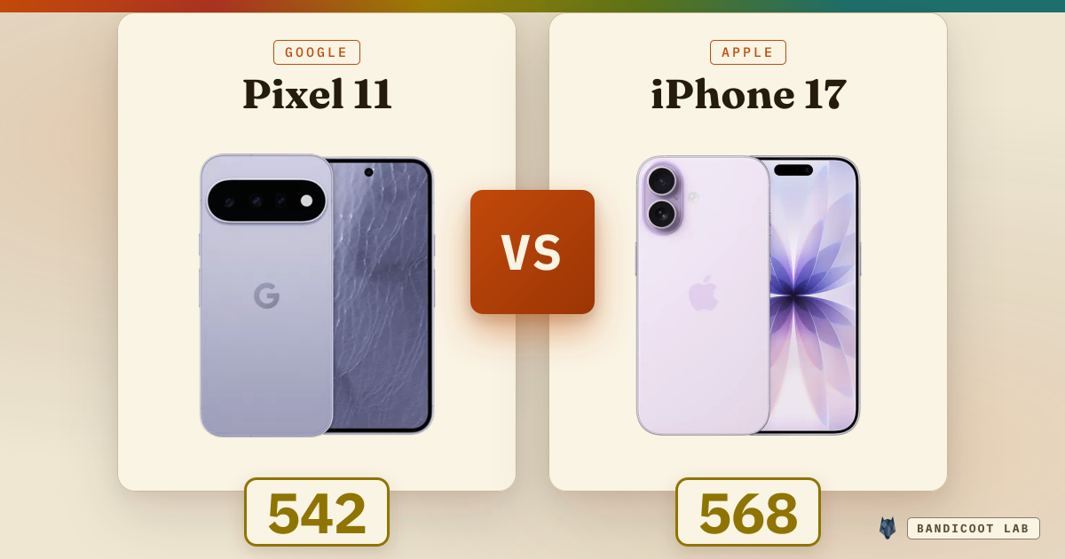 Google Pixel 11 vs Apple iPhone 17